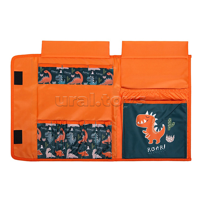 Папка детская для труда "Узор с динозаврами" 24х33 см