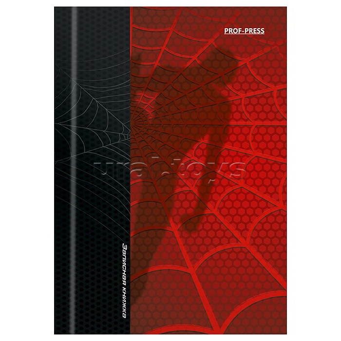 Записная книжка А6 48л. "Спайдер черный" Записная книжка А6 48л. "Спайдер черный"
