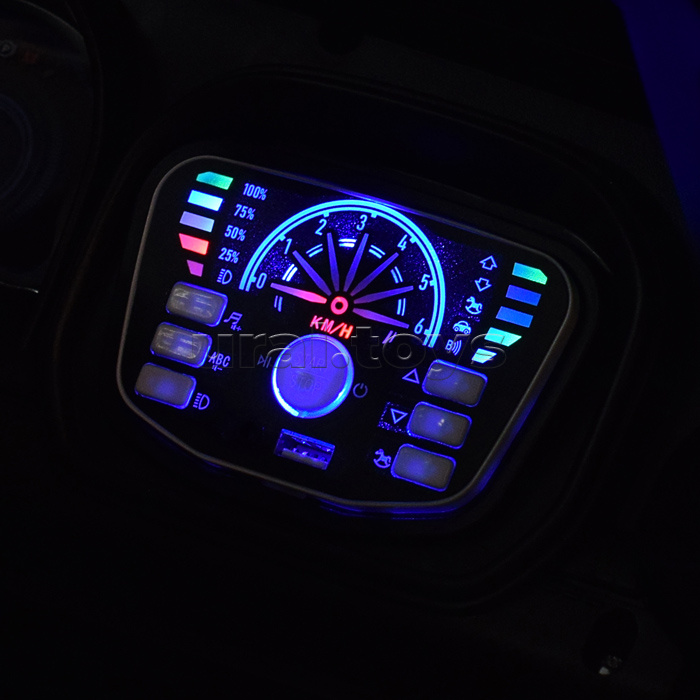 Электромобиль "Стайер" на аккумуляторе, с р/у управлением, в коробке (зеленый)