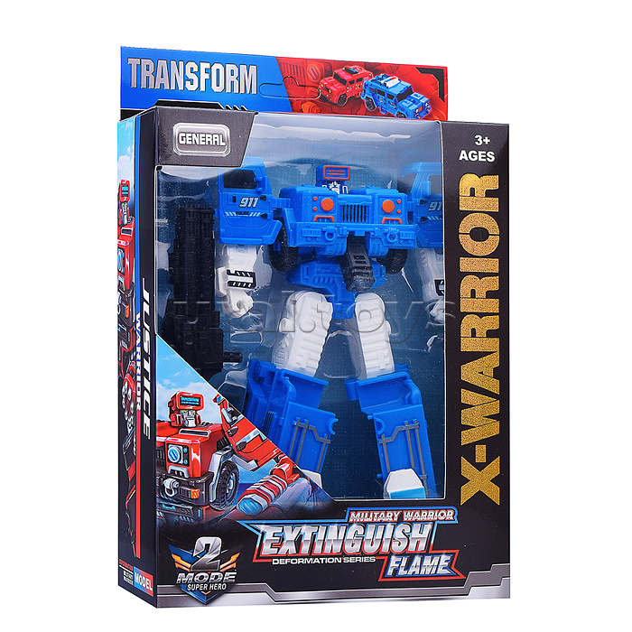 Робот трансформирующийся в автомобиль, в коробке