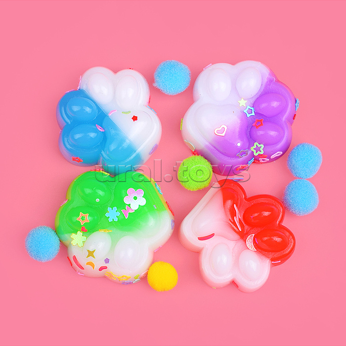 Игрушка -антистресс "Цветная лапка"