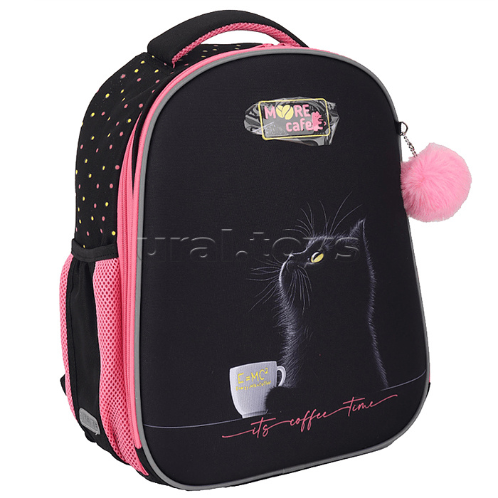 Рюкзак "Choice Lite. MooreCafe" школьный жесткий 38x29x17 см (17 л) вес 800 г, плотный износостойкий полиэстер с водоотталкивающей пропиткой, 2 отделения на молнии (одно отделение с разделителями для учебников, другое отделение с 2-мя органайзерами), 2 бо