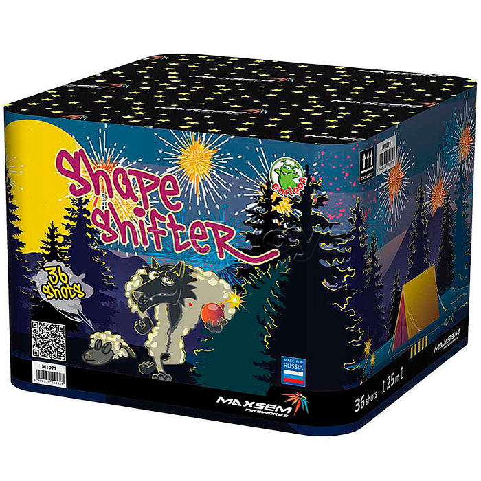 
Батарея салютов "Shape Shifter" (1" х 36 залп.) * в кор. 6 шт. Срок до 01.02.30