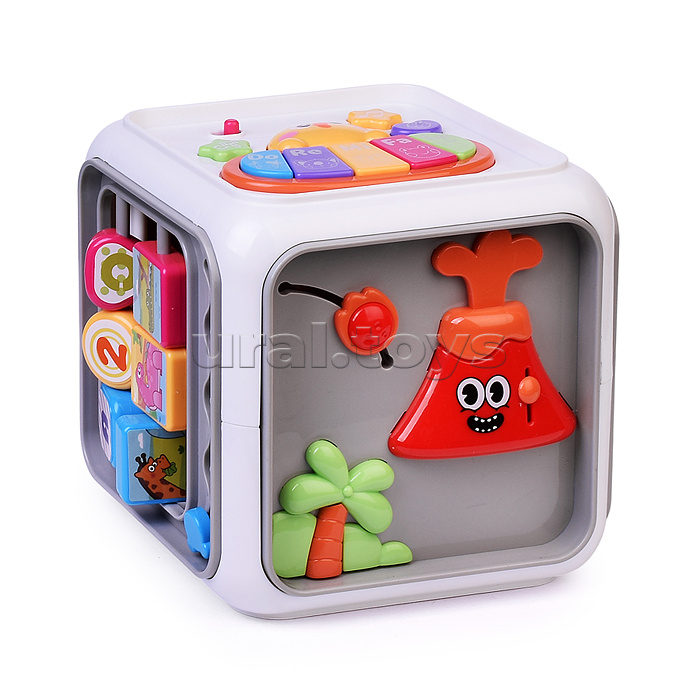 Куб развивающий "Веселые нотки" в коробке