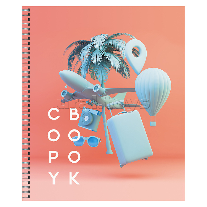 Тетрадь 60л. точка "Shape" А5 гребень обл.: мелованный картон, глянцевая ламинация, бум. офсет 60г/м2