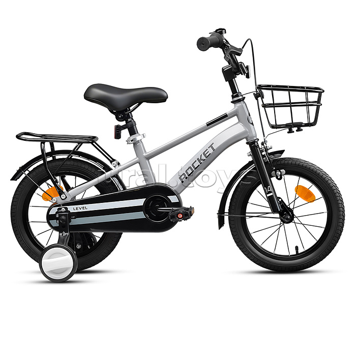 Велосипед 14" Rocket Level, цвет серый