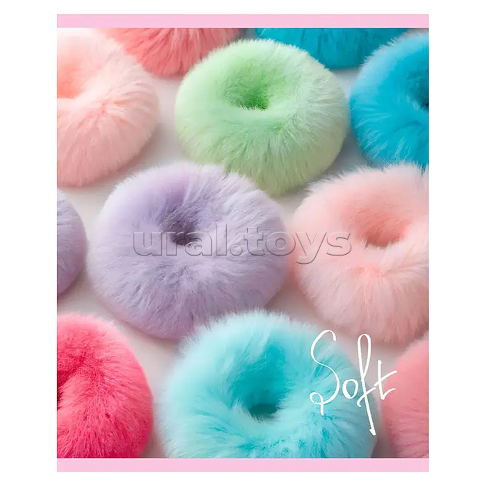 Тетрадь 48л. клетка "Soft" А5 скрепка