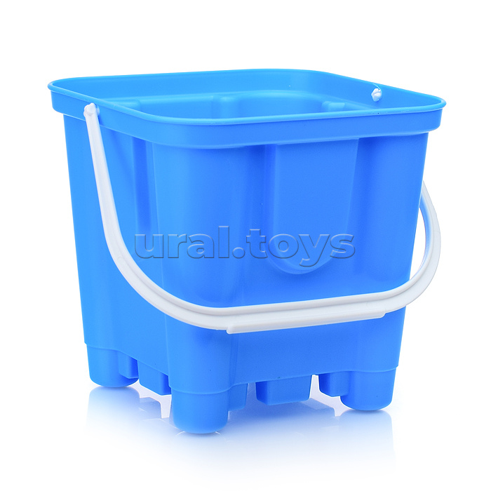 Песочный набор "Дворцовый" ( 4 формочки, совок, грабли, ведро)