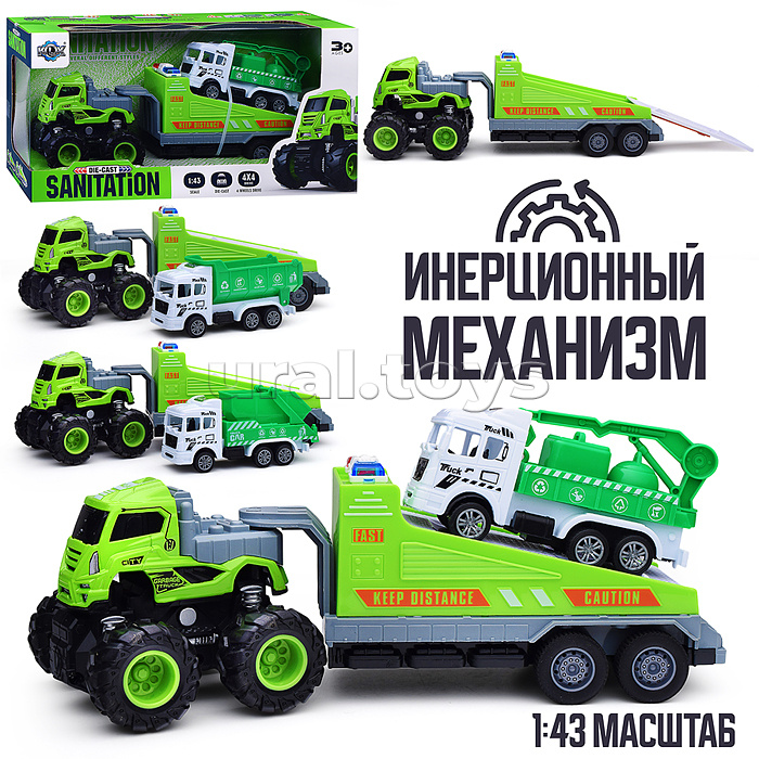 Машина "Аварийный прицеп" в коробке