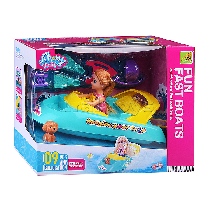 Катер "Искорка" в коробке