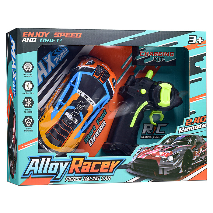 Машина "Молния-2"  р/у, 27 MHz. в коробке