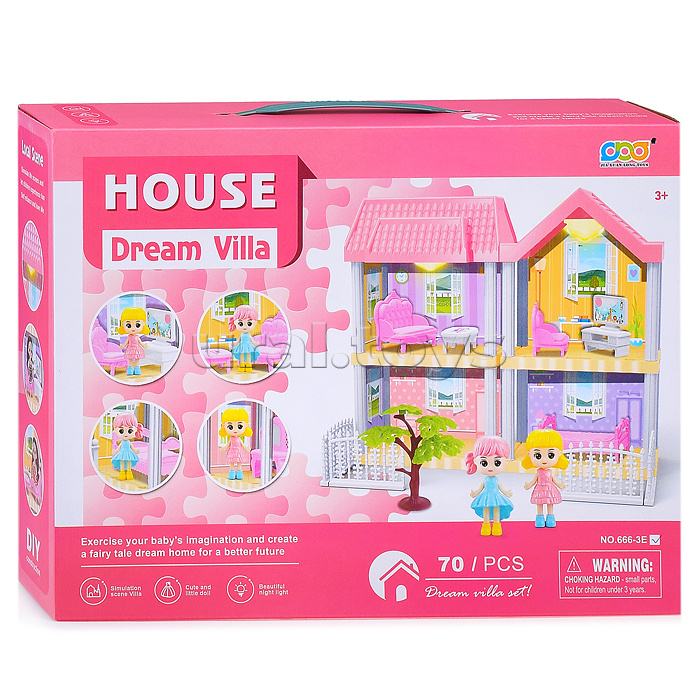 Дом для куклы "Dream house-4" в коробке