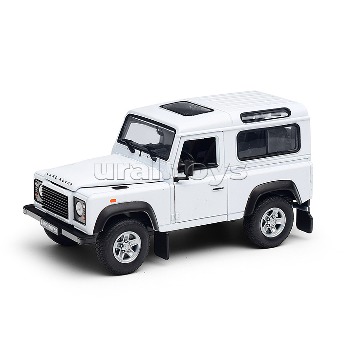 Машинка 1:24 Land Rover Defender I, белый