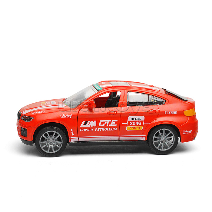 Машина пластиковая инерционная "Парк Техники" красный