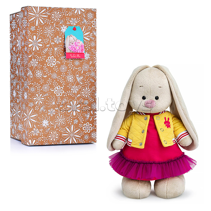 Зайка Ми в бомбере и платье с оборкой (малый)