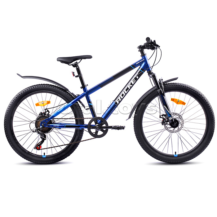 Велосипед 24" Rocket Aries Pro 2.0, цвет синий, размер 13"