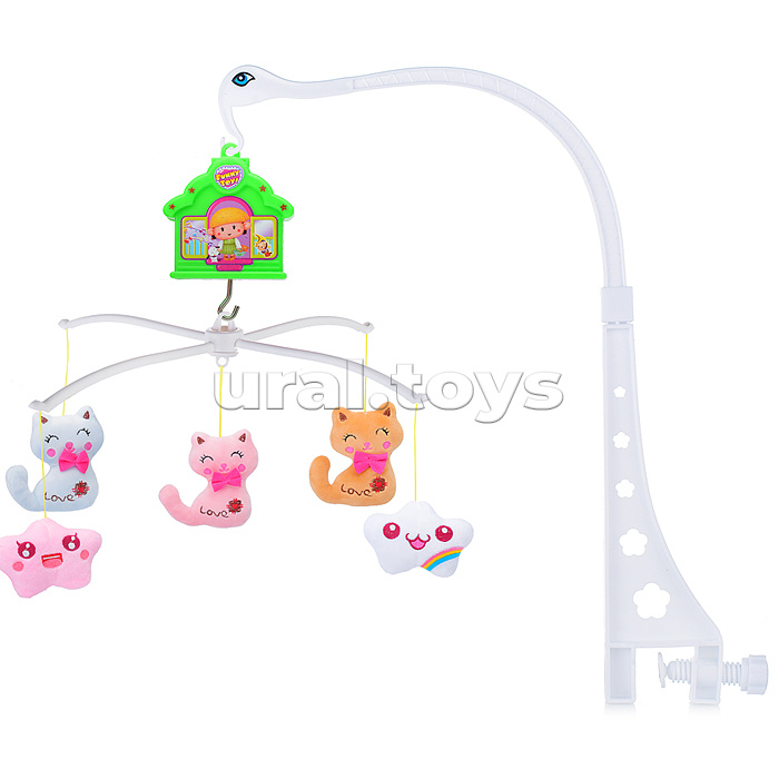 Мобиль "Веселые котятки" на кроватку, в коробке