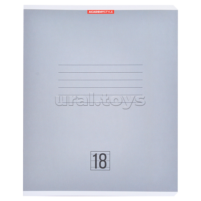 Тетрадь 18л А5 линейка Однотон (Микс) Тетрадь 18л А5 линейка Однотон (Микс)