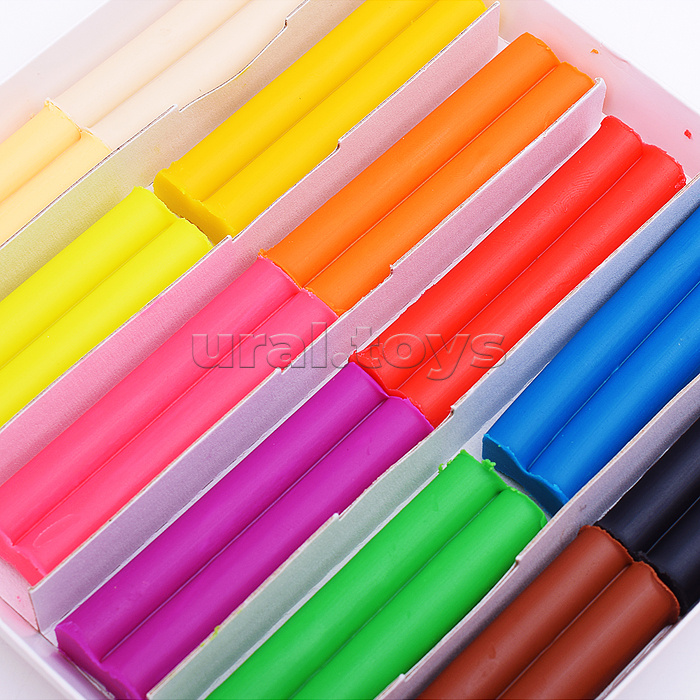 Пластилин восковой 12 цв. "Фантазия"