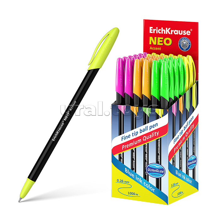 Ручка шариковая Neo® Stick Accent 0.7, Super Glide Technology, цвет чернил синий