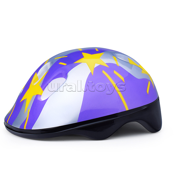 Ролики детские, размер S, фиолетовый (со шлемом и защитным снаряжением)
