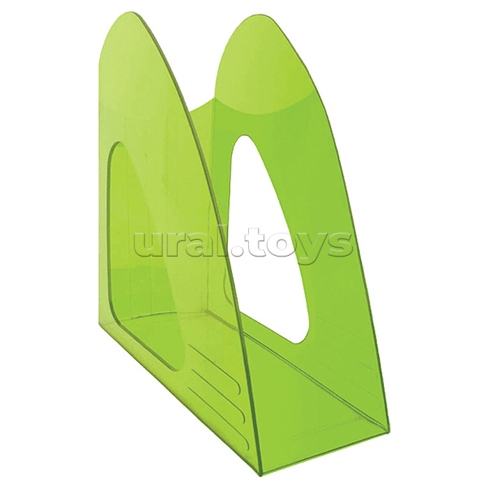 Вертикальный накопитель "Air Fluo" размер 9x24x24 см, полупрозрачный неоновый зеленый