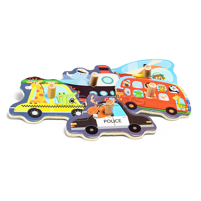 Пазл-вкладыш "Город у моря"