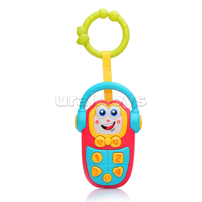 Музыкальная игрушка-подвеска Y0066-2 "Телефончик"