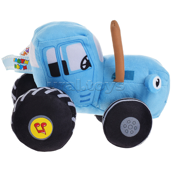 Синий трактор 18см, муз. чип, в пакете