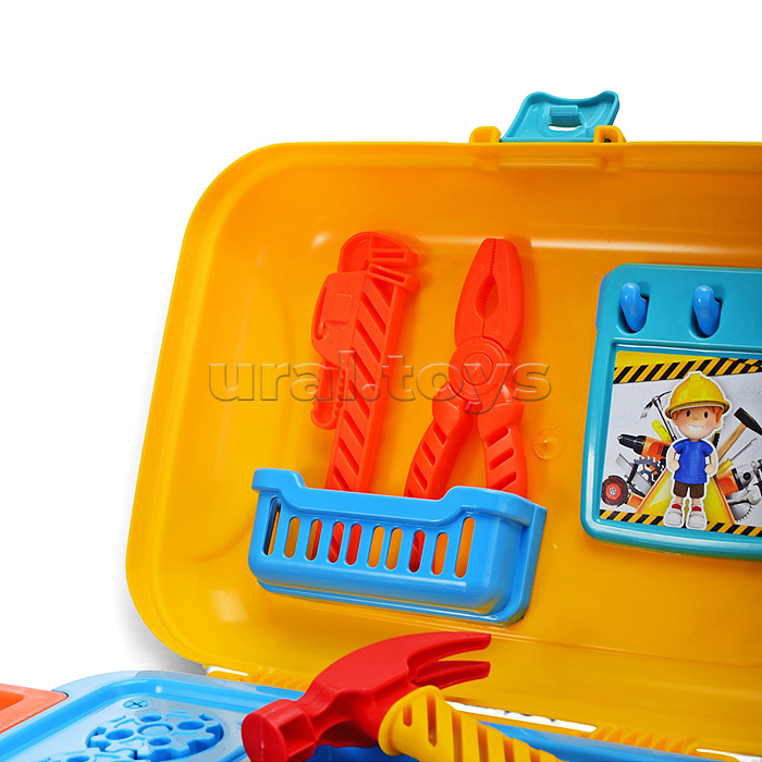 Игровой набор в чемодане "Мини-мастерская Technic" на колесах