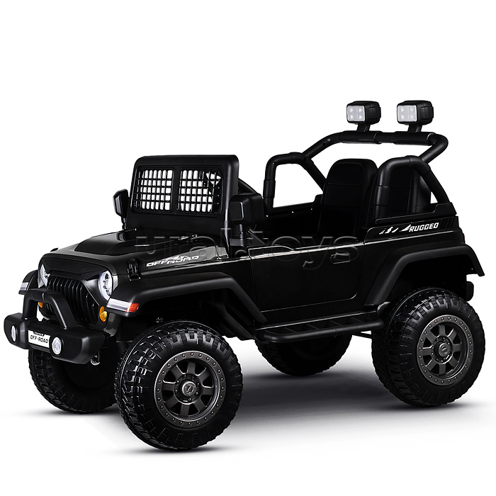 Электромобиль детский "Городской внедорожник" (цвет черный)