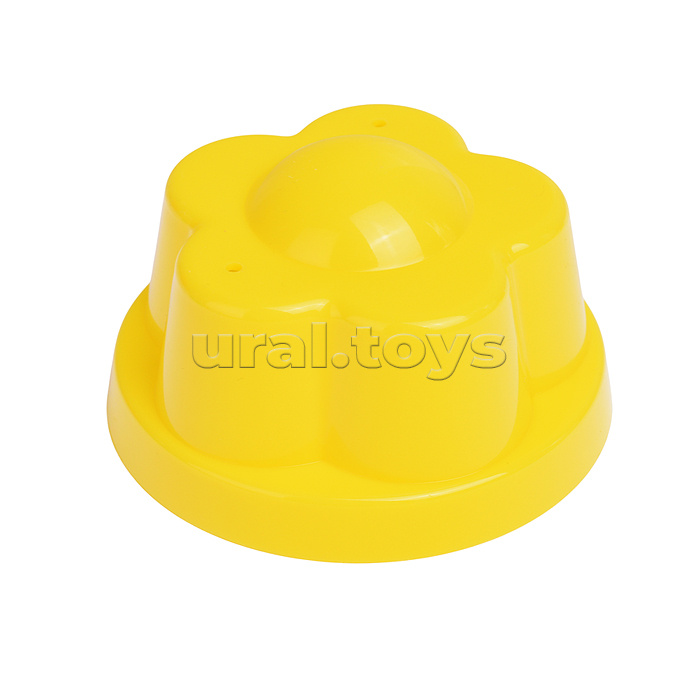 Набор №168 (в рюкзаке): ведро-цветок большое, ситечко-цветок большое, лопатка №5, грабельки №5, формочки (белочка + пёсик + котёнок + медведь), 3 формочки, лейка малая №4