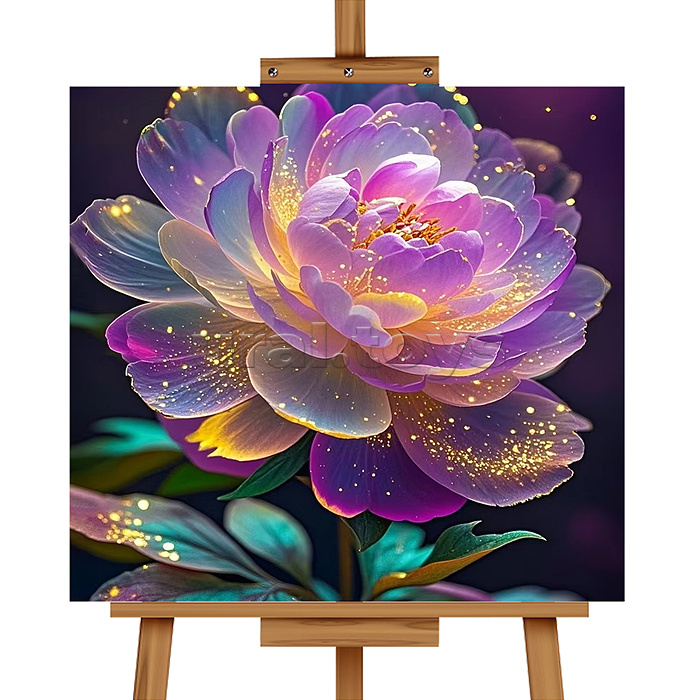 Мозаика алмазная "Волшебный цветок" 20*20 см.