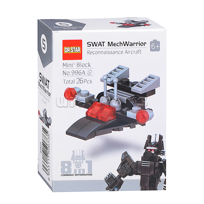 Конструктор "Робот собровец" в коробке