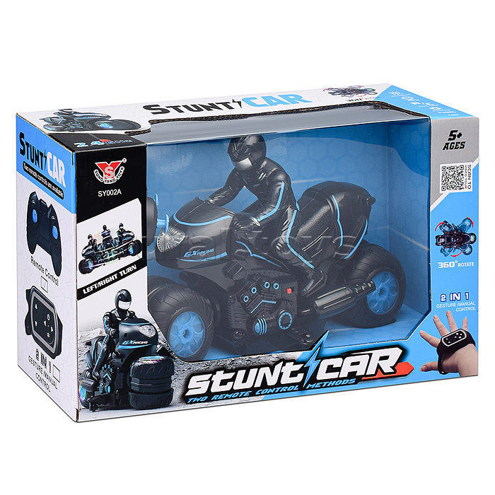 Машина "Пилотный мотоцикл" р/у, 27 MHz, в коробке