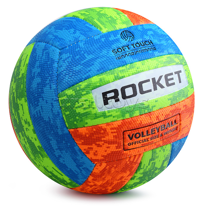 Мяч волейбольный ROCKET, PU, размер 5, 230 г