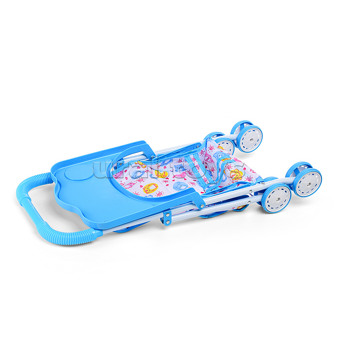 Коляска для кукол (металлическая, складная, прогулочная, цвет в ассортименте)