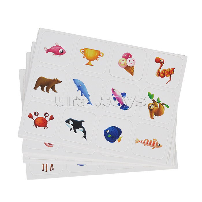 Настольная игра со звонком "Глаз-Алмаз. Животный мир"