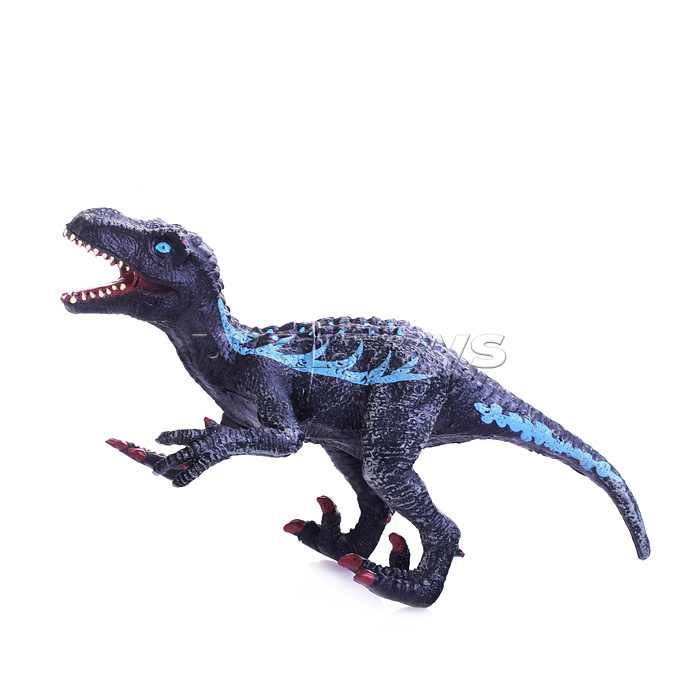 Динозавр "Аллозавр" с синей полоской, в коробке