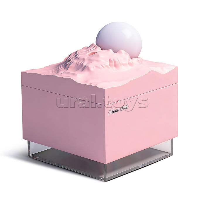 Светильник-увлажнитель "Луна" цвет розовый, в коробке