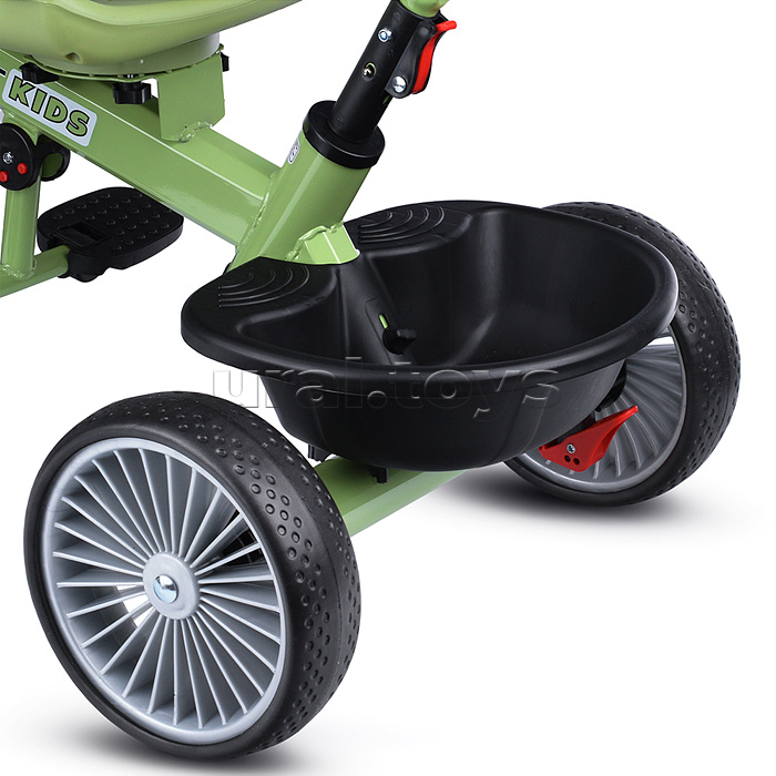 Велосипед 3-х колесный, зеленый