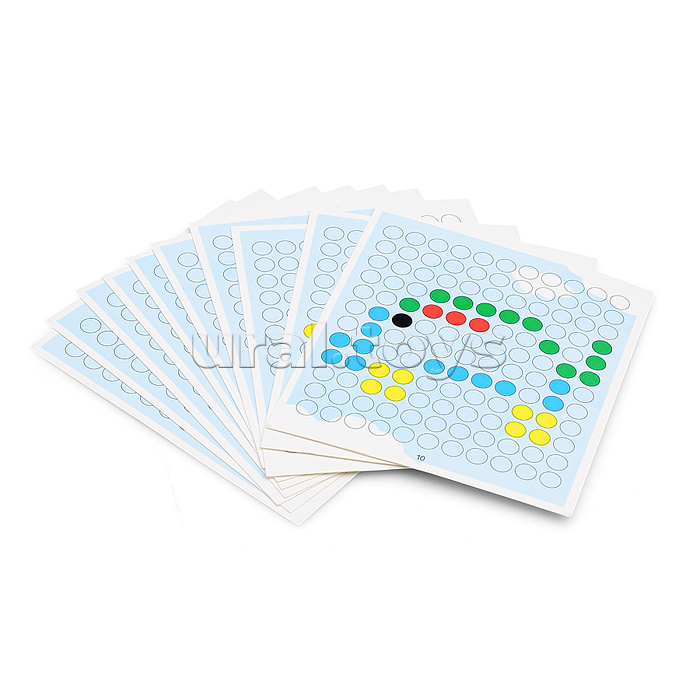 Мозаика магнитная "Динозаврик" в коробке