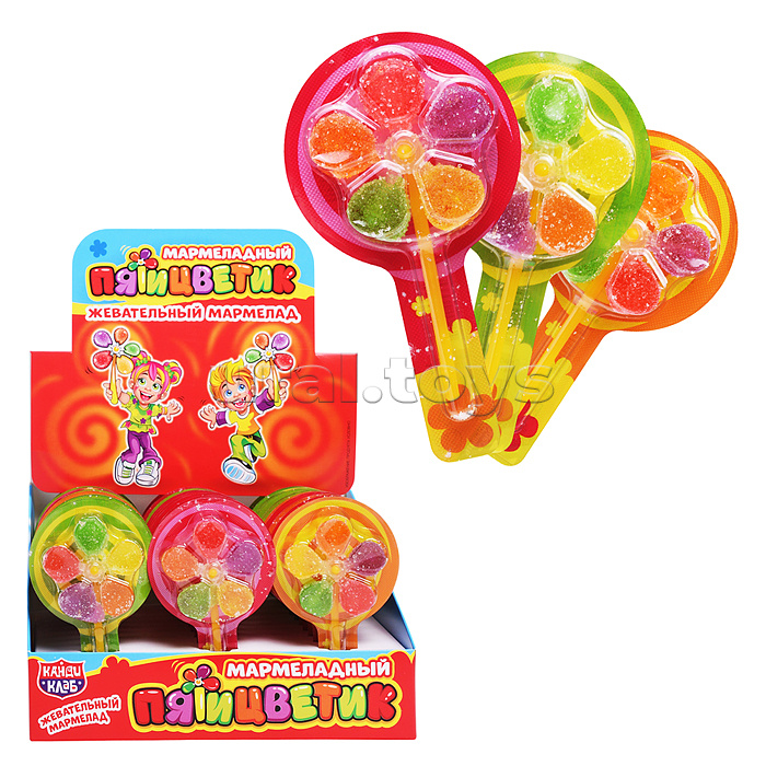 Жевательный мармелад "Мармеладный Пятицветик" 8г*30шт