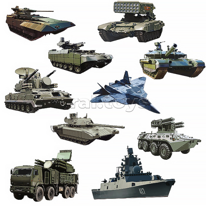 Комплект украшений на скотче "Броня крепка и танки наши быстры"