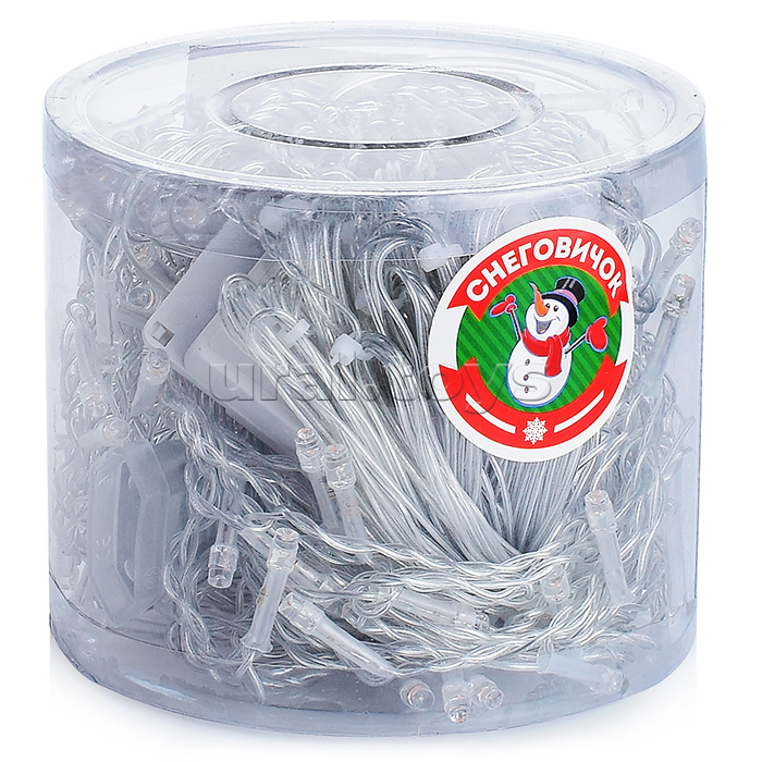 Электрогирлянда светодиодная Бахрома, 6*0,7м, 192 лампы, теплый