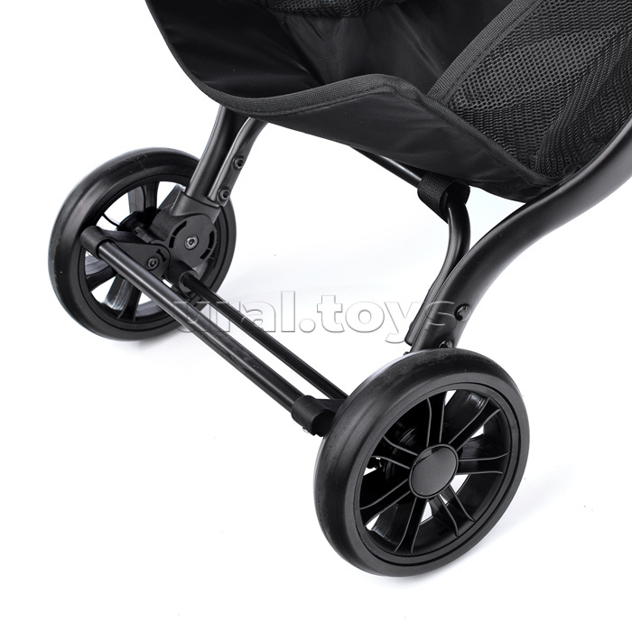 Коляска прогулочная Prammy Black, черный (в коробке)