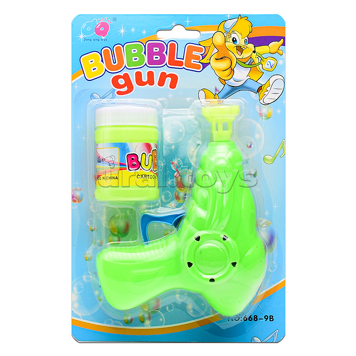 Пистолет для мыльных пузырей "Волшебство" на листе