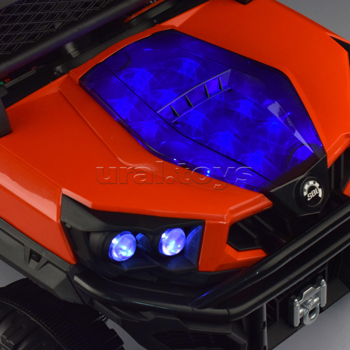 Электромобиль "Фиджи" на аккумуляторе, с р/у управлением, 12V4.5 двухприводный (красный)