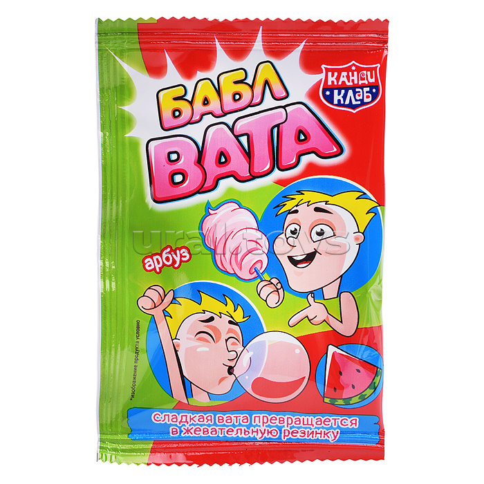 Сладкая вата "Бабл вата" ассорти 5гр*24шт
