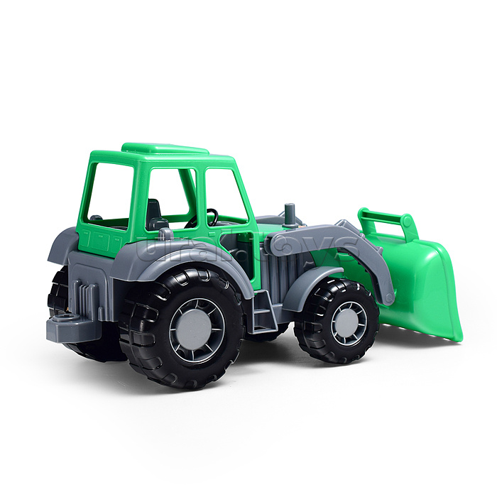 Алтай, трактор с прицепом №1 и ковшом